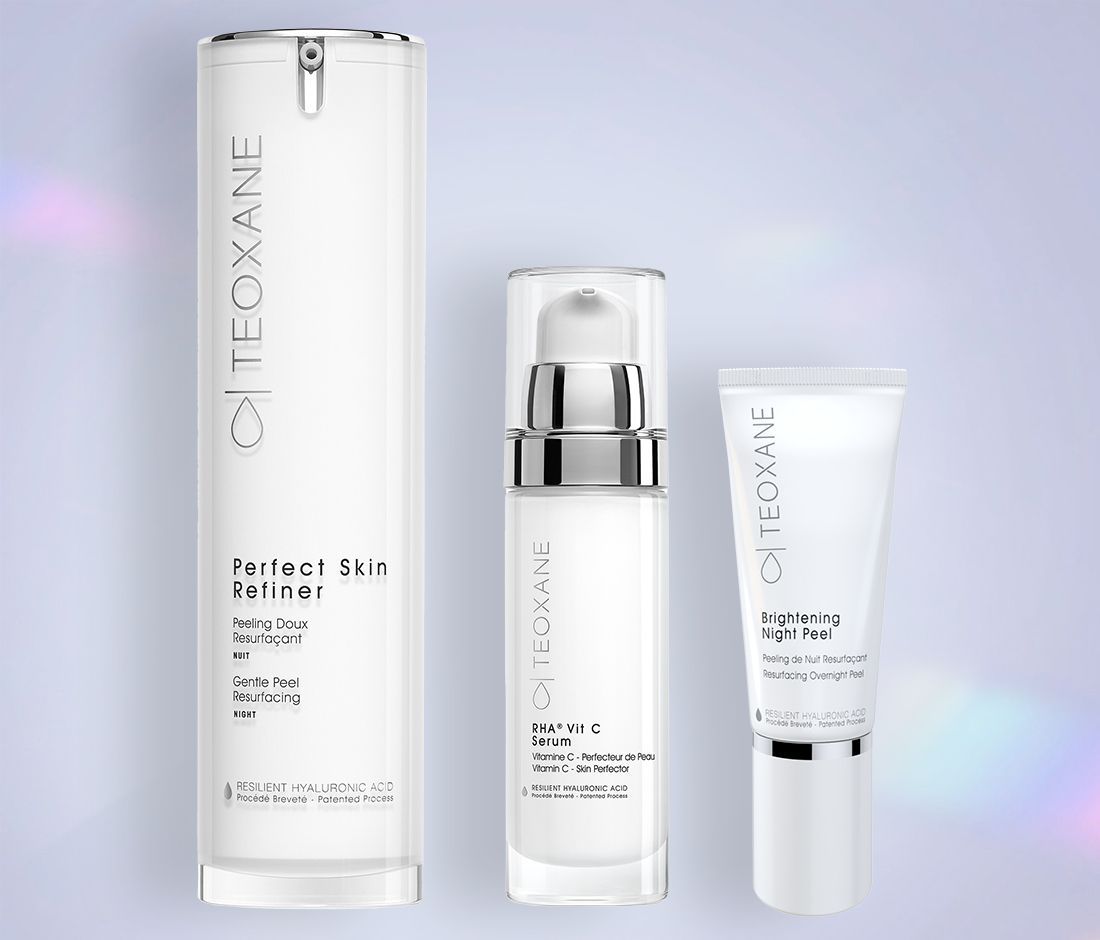 Lutter contre la pigmentation avec Perfect Skin Refiner, RHA® Vit C Serum et Brightening Night Peel