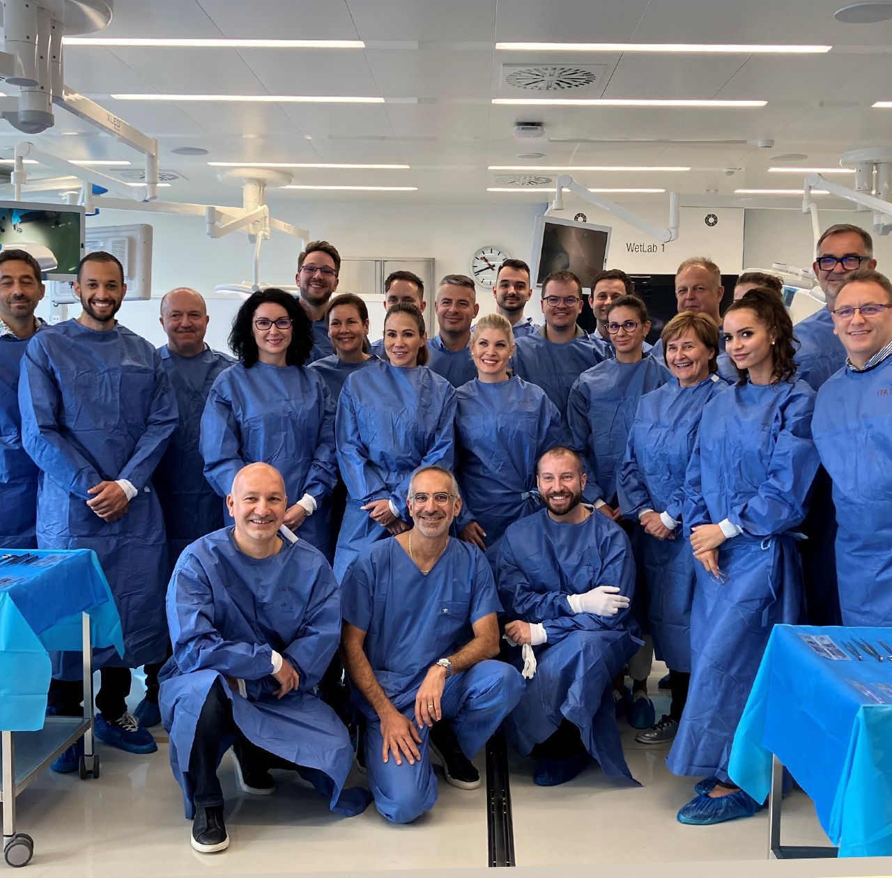 Cadaver Course Participants Group Shot in Geneva