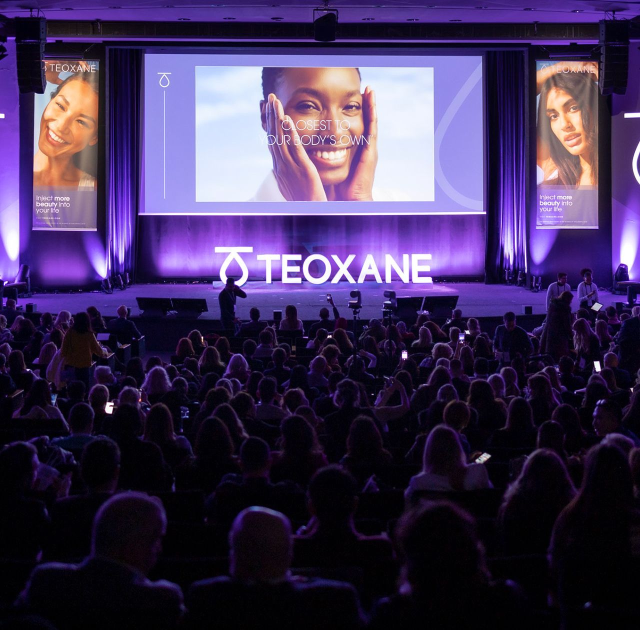 IMCAS stage during Teoxane Symposium