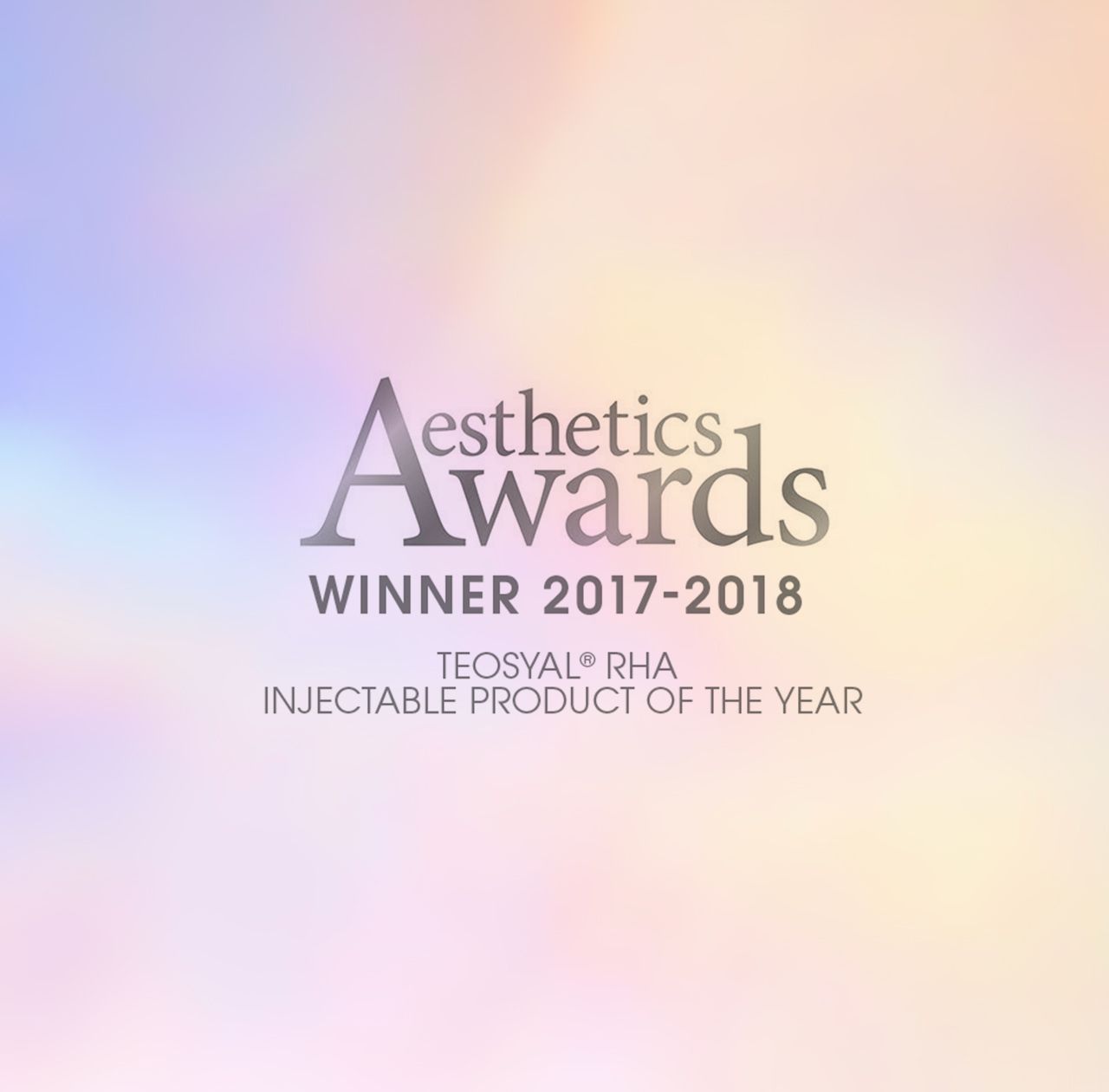 Aesthetic award 2017-2018 logo
